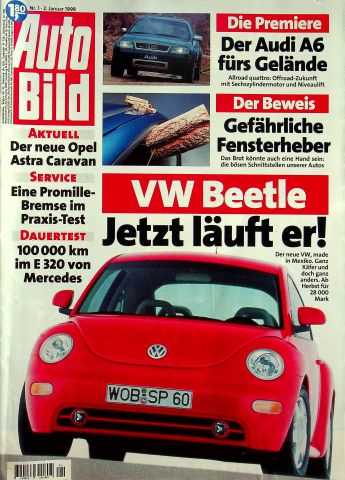 Deckblatt Auto Bild (01/1998)